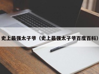 史上最强太子爷（史上最强太子爷百度百科）