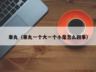 睾丸（睾丸一个大一个小是怎么回事）