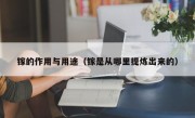 镓的作用与用途（镓是从哪里提炼出来的）